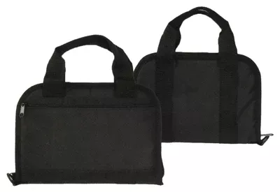 Toc Tactical Pistol Case – 11″ Black W/magazine Pockets