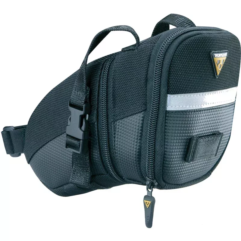Topeak Aero Wedge Pack Medium with StrapDurable Bicycle Saddle Bag for Easy Storage