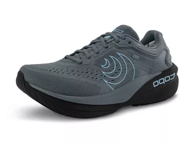 TOPO ATHLETIC Womens Phantom 4 WP Gray/Blue Shoes (W090-GRYBLU)