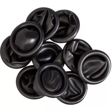 Traditions A1330 Muzzleloading Rain Gear Muzzle Mitts, Black, 10 Pack