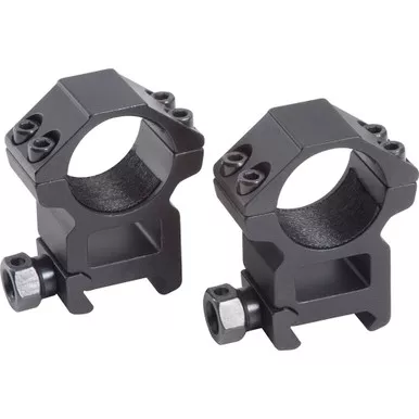 Traditions A764H Tactical Rings Matte Black 30 mm High, Black