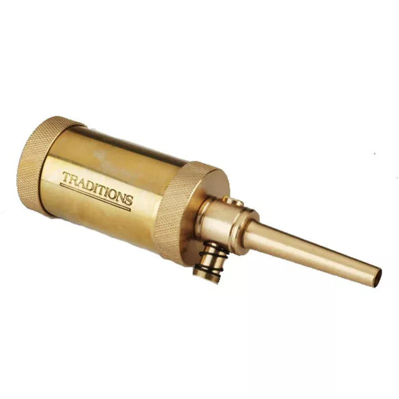 Traditions Compact Tubular Flask w/ValveBrass
