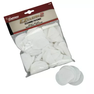 Traditions EZClean2 Cleaning Patches .45-.54Cal 100pk