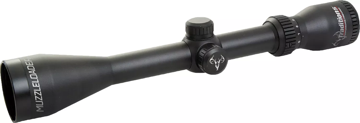 Traditions Muzzleloader Scope Kit 3-9x 40mm Obj Matte Black Finish