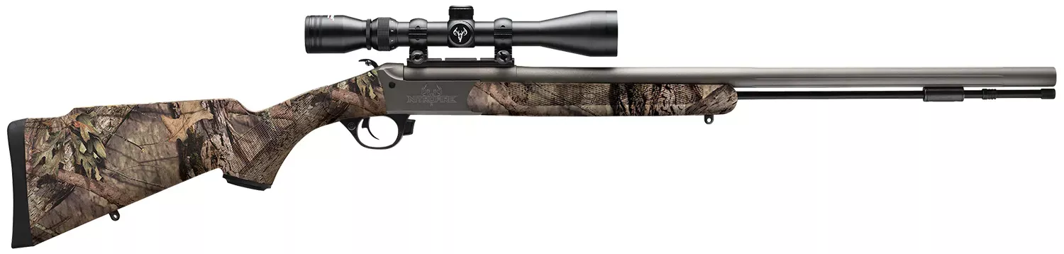 Traditions NitroFire 50 Caliber Inline Muzzleloader 26" 3-9x40mm Duplex Scope Mossy Oak Break-Up Country CR5841104416