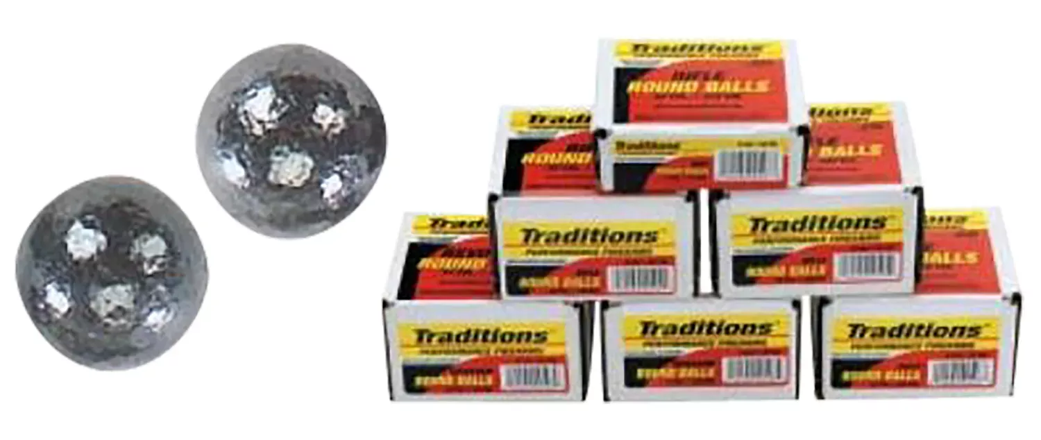 Traditions Rifle 50 Cal Lead Ball 177 GR 20