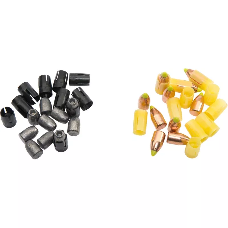 Traditions Sight-In Plinker/Smackdown Bullet Combo .50 Cal – .45/.44 Sabot 250/240 gr. 15 pk Each
