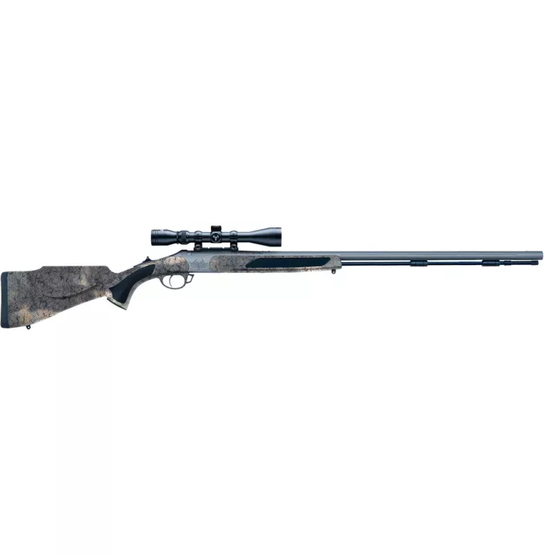 Traditions Vortek Strikerfire Muzzleloader .50 Cal 28 in Tungsten SS/Syn Desert Web w/Scope