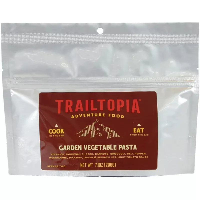 TRAILTOPIA Garden Vegetable Pasta – Healthy and Delicious Snack for Active Lifestyles