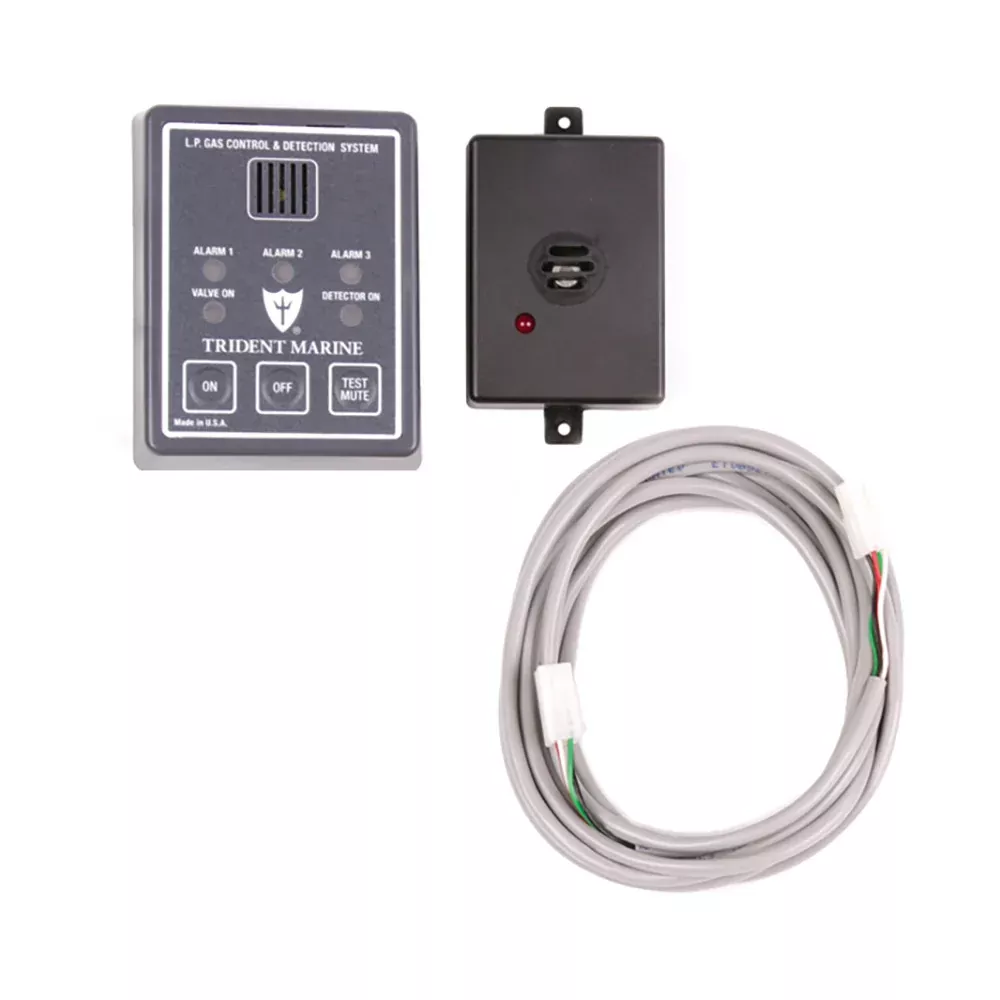 Trident Marine 12/24V Full Detection Panel w/Gas Detector10' Quick Cable - Solenoid Not Included [1300-7760]
