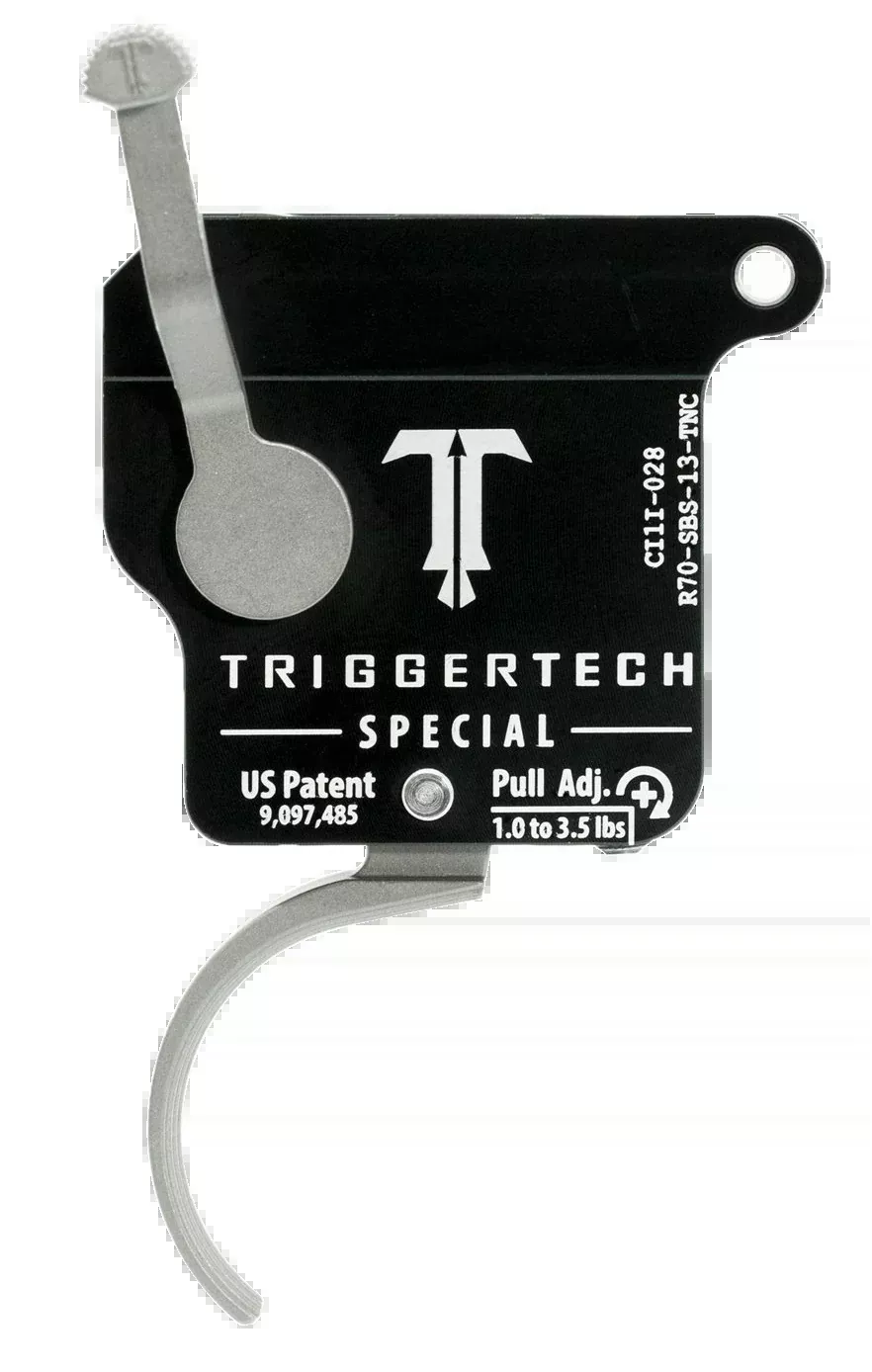 Triggertech Rem 700 Special Single Stage Triggers Stainless Traditional Curved Top Safety Rh