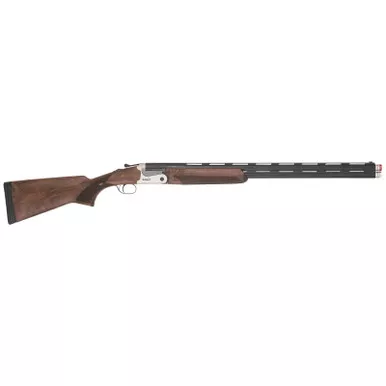 TriStar 33170 Cypher X 12 Gauge Break Open 3" 2rd 28" Blued Over/Under Vent Rib Barrel, Stainless Aluminum Receiver, Fixed Turkish Walnut Stock