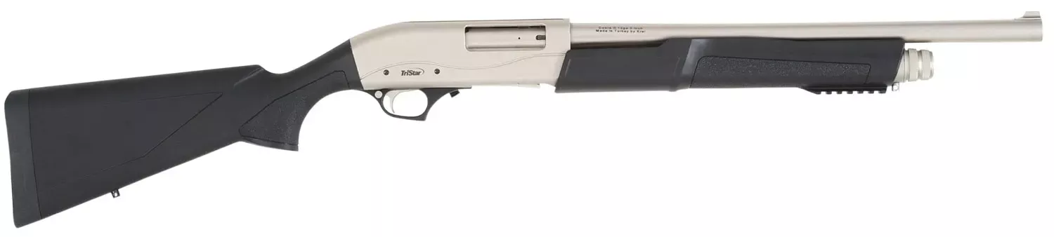TriStar Cobra III Marine Pump 12 Gauge 18.50" 5+1 3" Silver Rec/Barrel Black Synthetic Stock Right Hand (Full Size) Includes 1 MobilChoke