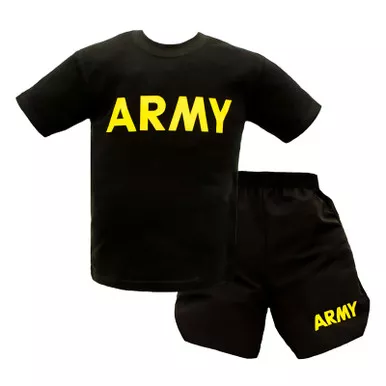 TROOPER Youth Army PT 2PC Short Set (201)
