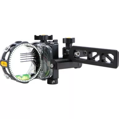 Trophy Ridge AS825R19BL React Pro Sight, Mathews Bridgelock, 5 Pin, 019, Black, Right Hand,