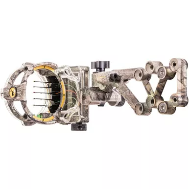 Trophy Ridge AS855EDGE React H5 Sight, 5 Pin, Realtree Edge Camo, Right Hand