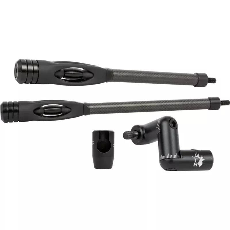 Trophy Ridge Seismic Stabilizer Combo 12.10 Black 12 in./10 in.