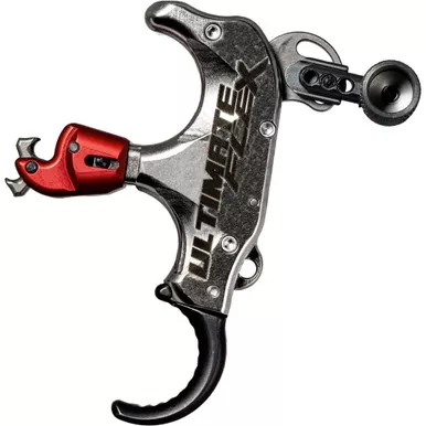 TRU Ball TTUF-BKQS-M Ultimate Flex 3 Finger, Black/Quick Silver, Medium