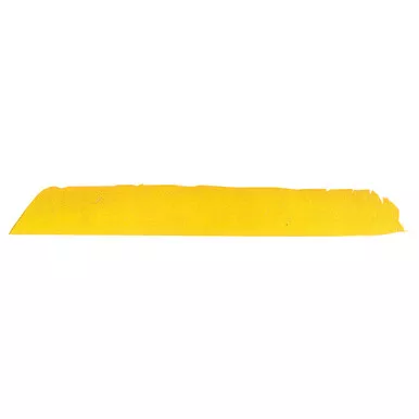 Trueflight 13004 Full Length Feathers, Yellow, Right Wing, 100 Pack
