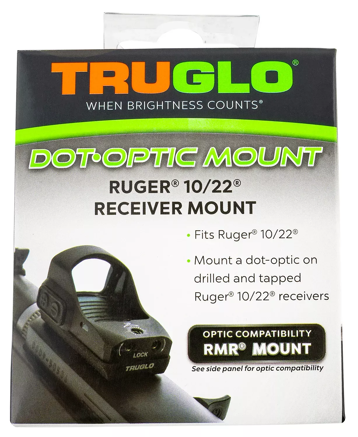 TruGlo Red Dot Sight Mount for Ruger 10/22