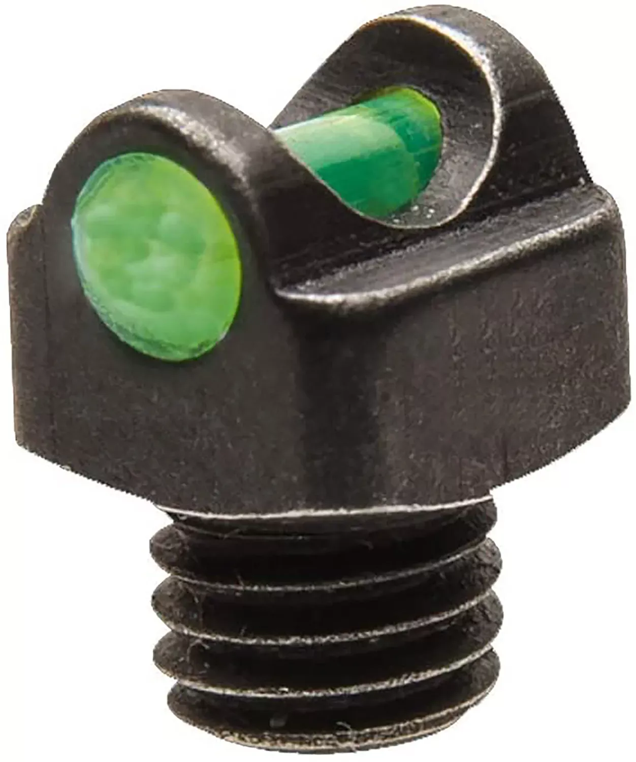 TruGlo StarBrite DeluxeGreen Fiber Optic Front Sight with 5-40 Thread Black for Shotgun