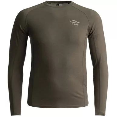 TUO Kinetic Merino 150 LS Crew Shirt, Deadfall