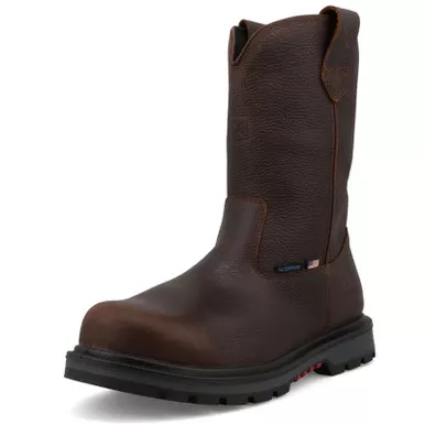 TWISTED X 11in Work Pull On Dark Brown Boot (MDANW03)