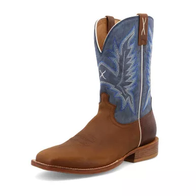 TWISTED X Men's 11in Tech X Cocoa/Denim Blue Boots (MXTL006)