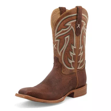 TWISTED X Men's 12in Rancher Nutmeg/Peanut Western Boots (MRAL024)