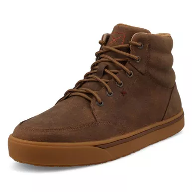 TWISTED X Men's 6in Kicks Tobacco Brown Work Boots (MCA0080)