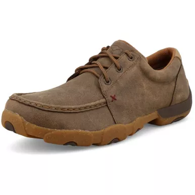 TWISTED X Men's Boat Shoe UltraLite X Shitake Driving Moc (MDMU003)