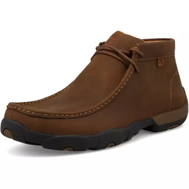 TWISTED X Men's Chukka Distressed Saddle Driving Moc (SMUMDM22)