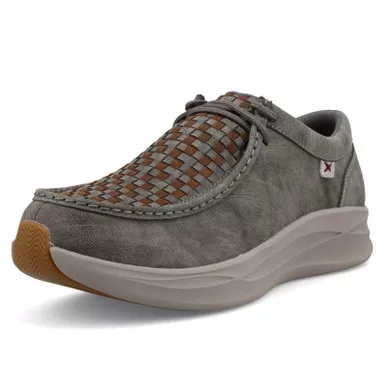 TWISTED X Men's Feather X Grey/Brown Casual Shoes (MCAU010)