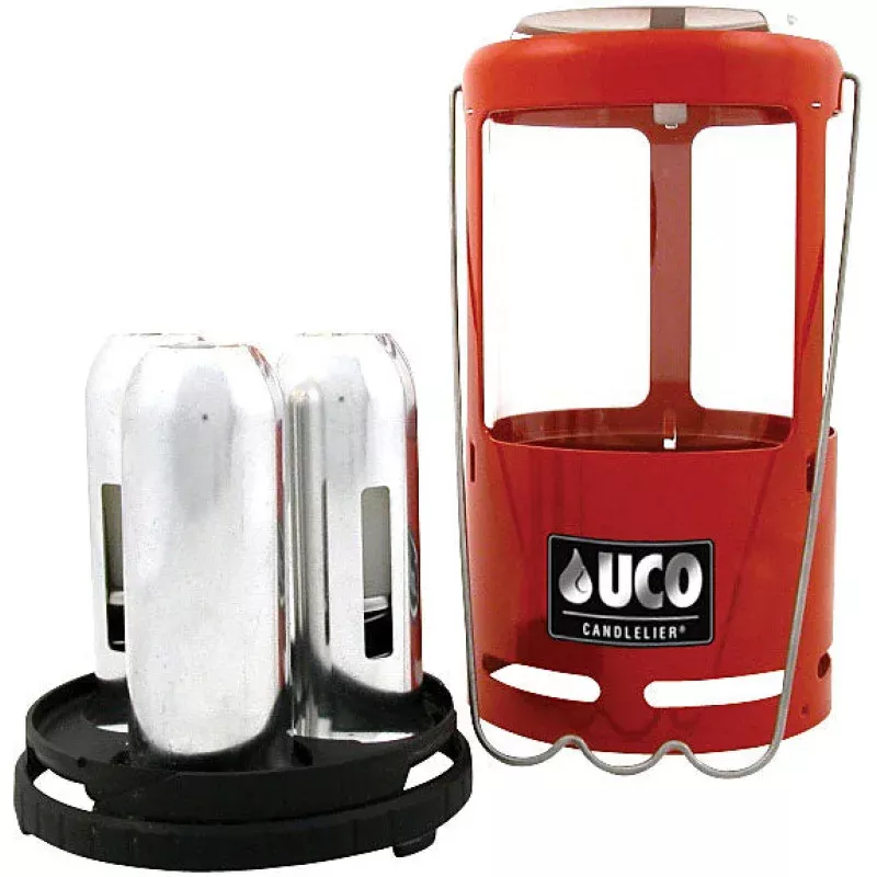 UCO Candelier Lantern Red – Compact Portable Camping Light