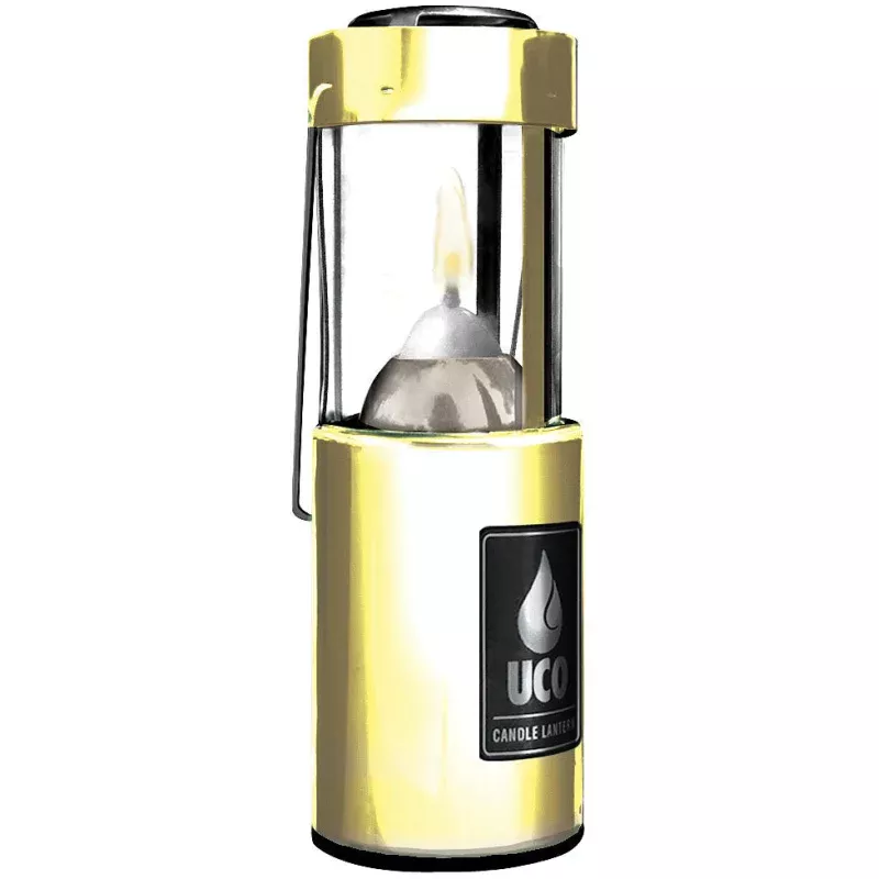 UCO Candle Lantern Classic Brass – Durable Portable Light with Brass Finish