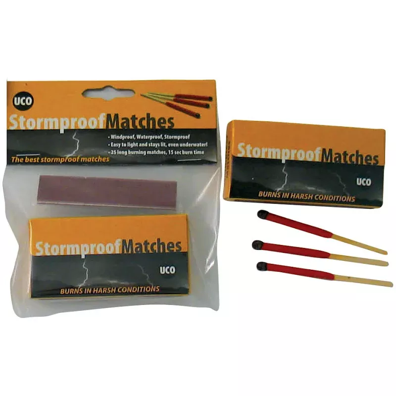 UCO Stormproof Matches Box – Reliable Waterproof Fire Starting Tool