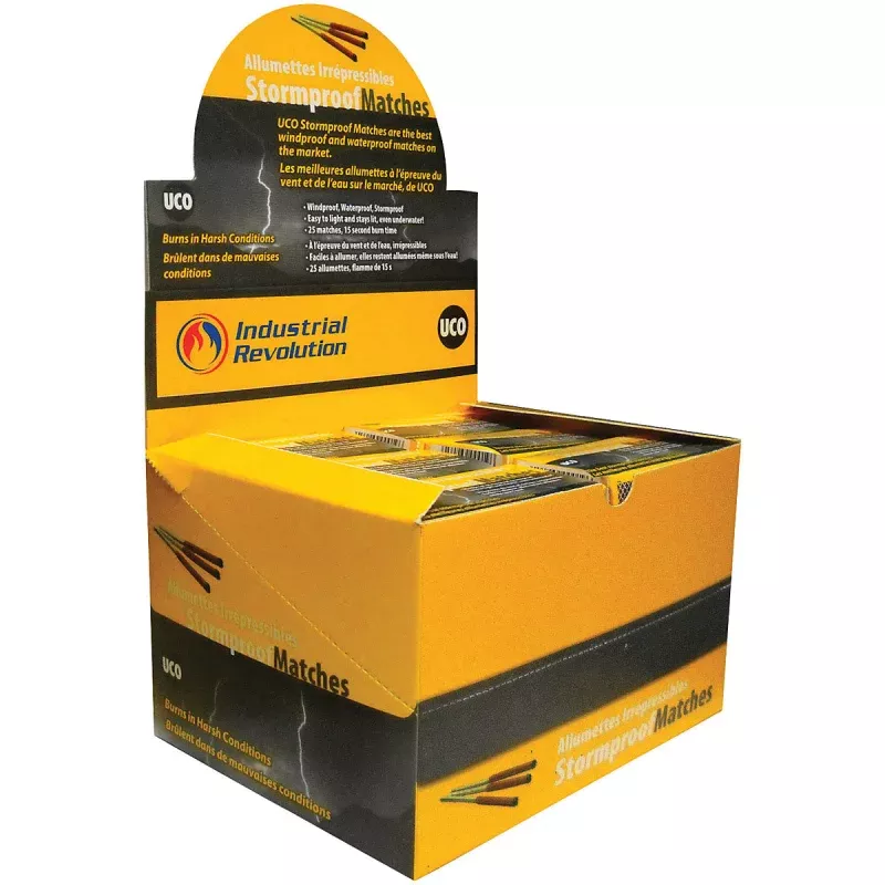 UCO Stormproof Matches Bulk PO PReliable Waterproof Camping Fire Starter