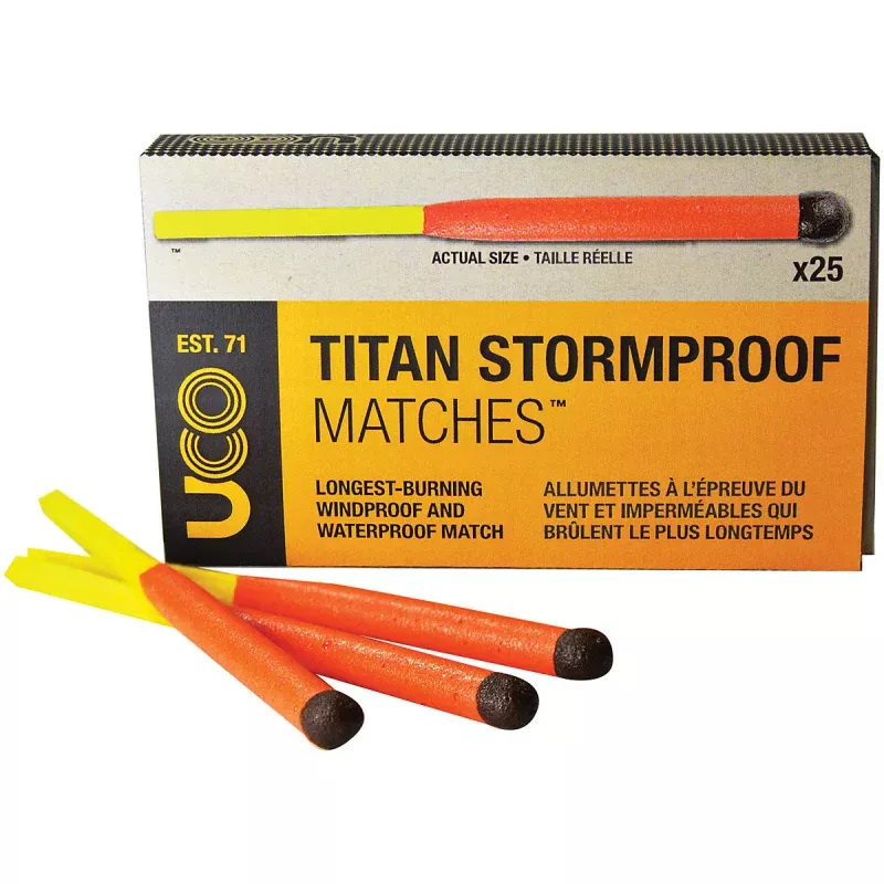 UCO Titan Stormproof Match Refill – Reliable Waterproof Fire Starter