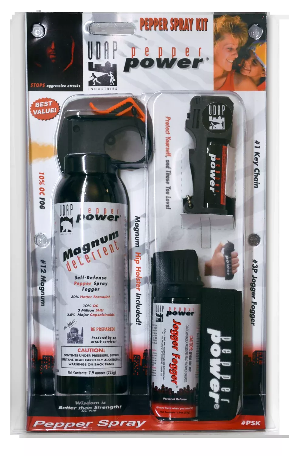Udap Pepper Spray, Udap Psk Pepper Sray Kit 3pc