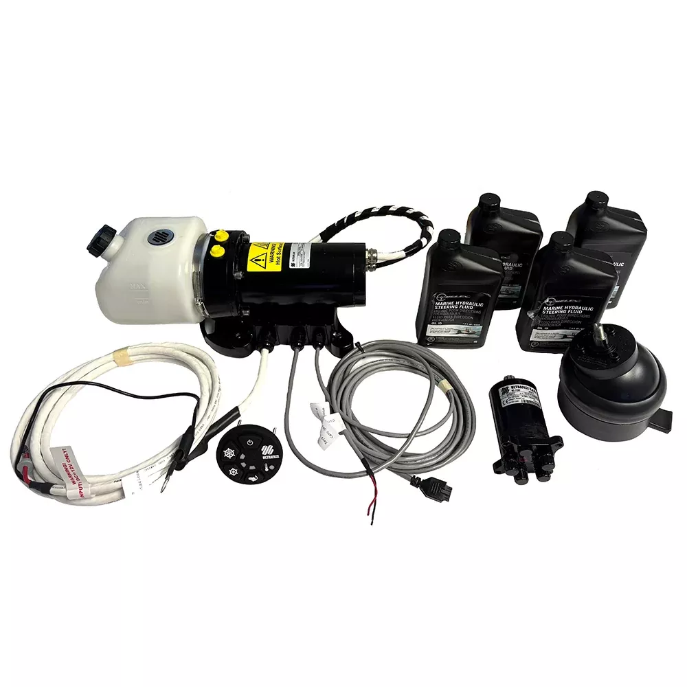 Uflex MasterDrive Steering System – Single Station Retrofit Kit – MasterDrive 40cc Tilt Mount HelmUPMD Power Unit (No Cylinders Included) [MD40T]