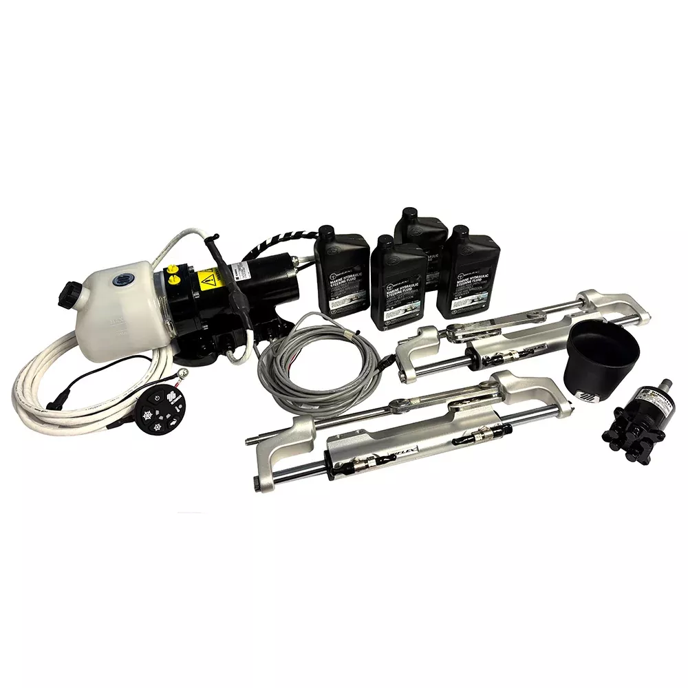 Uflex MasterDrive Steering System – Single Station/Twin Cylinder Kit – UC128TS – SVS 1UC128TS – SVS 1P Cylinders [MD40-D1F]