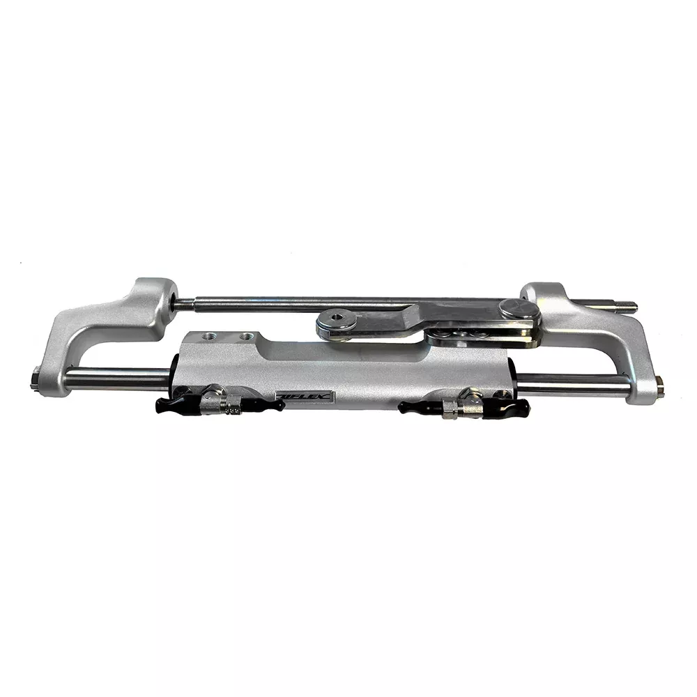 Uflex SilverSteer UC128TS High Performance Cylinder V2P w/Offset Link Arm – Port Version [UC128TS-SVS 2P]