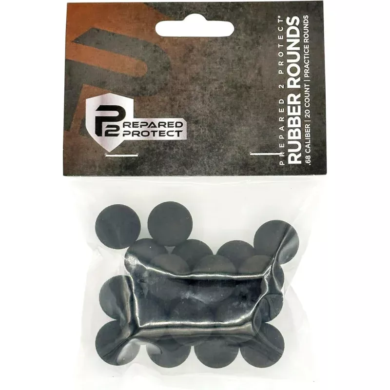 Umarex P2P Rubber Balls .68cal 20ct