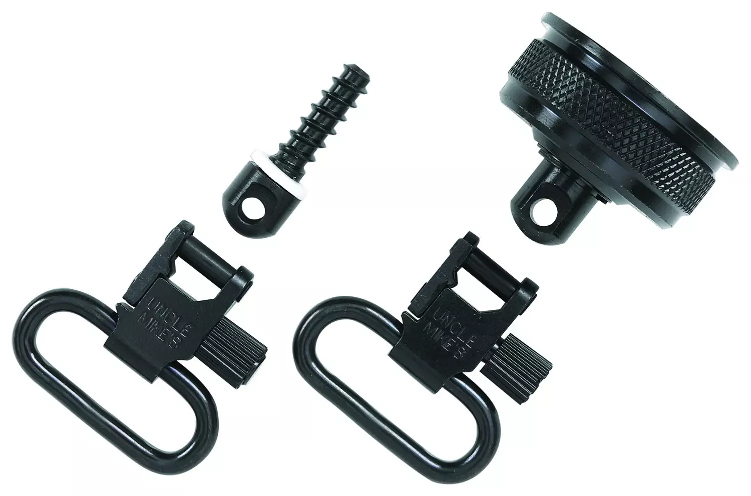Uncle Mike’s Mag Cap Swivel Set for 12 Gauge Remington 11-87