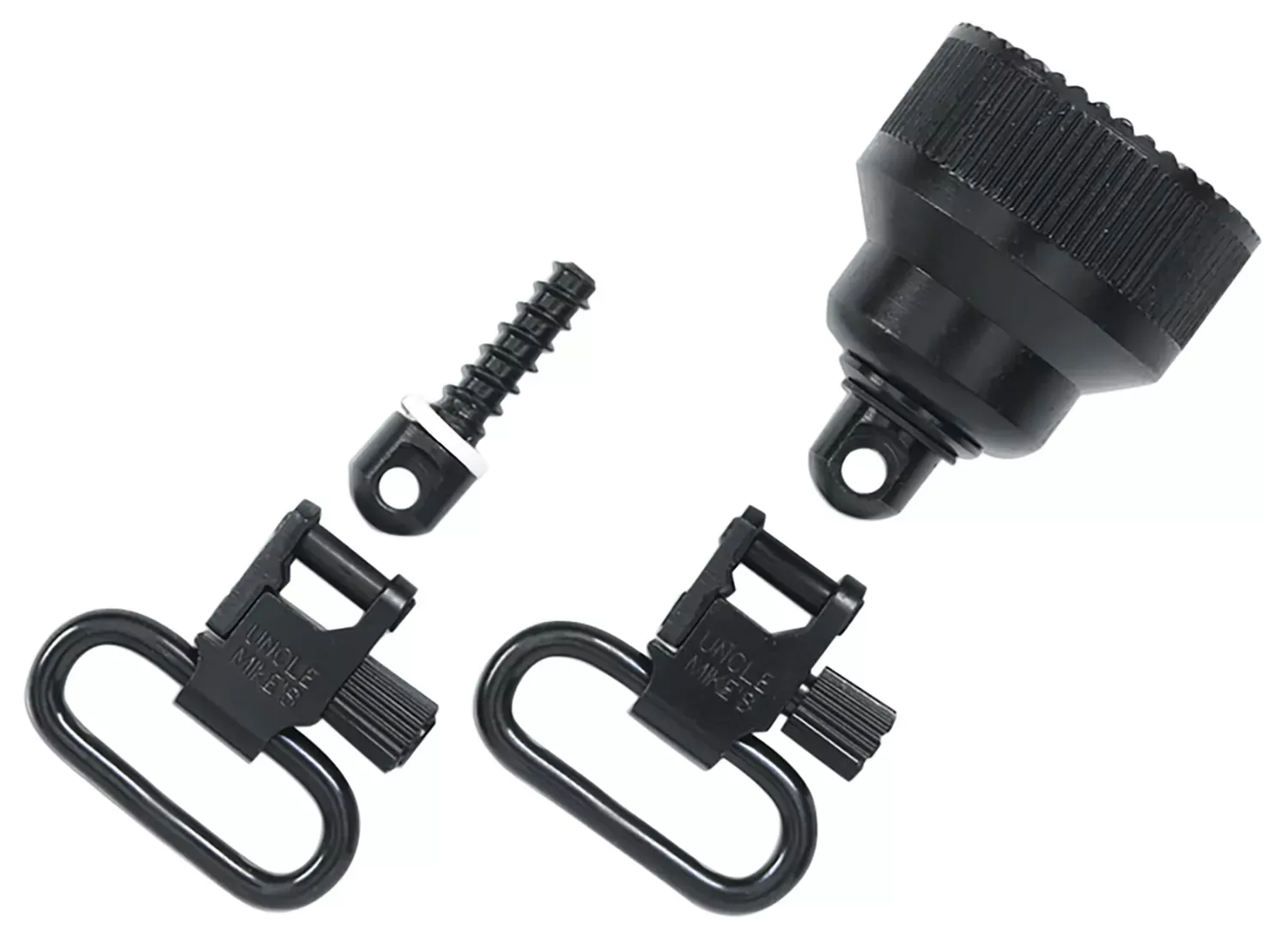 Uncle Mike's Mag Cap Swivel Set 20 GA Remington 870