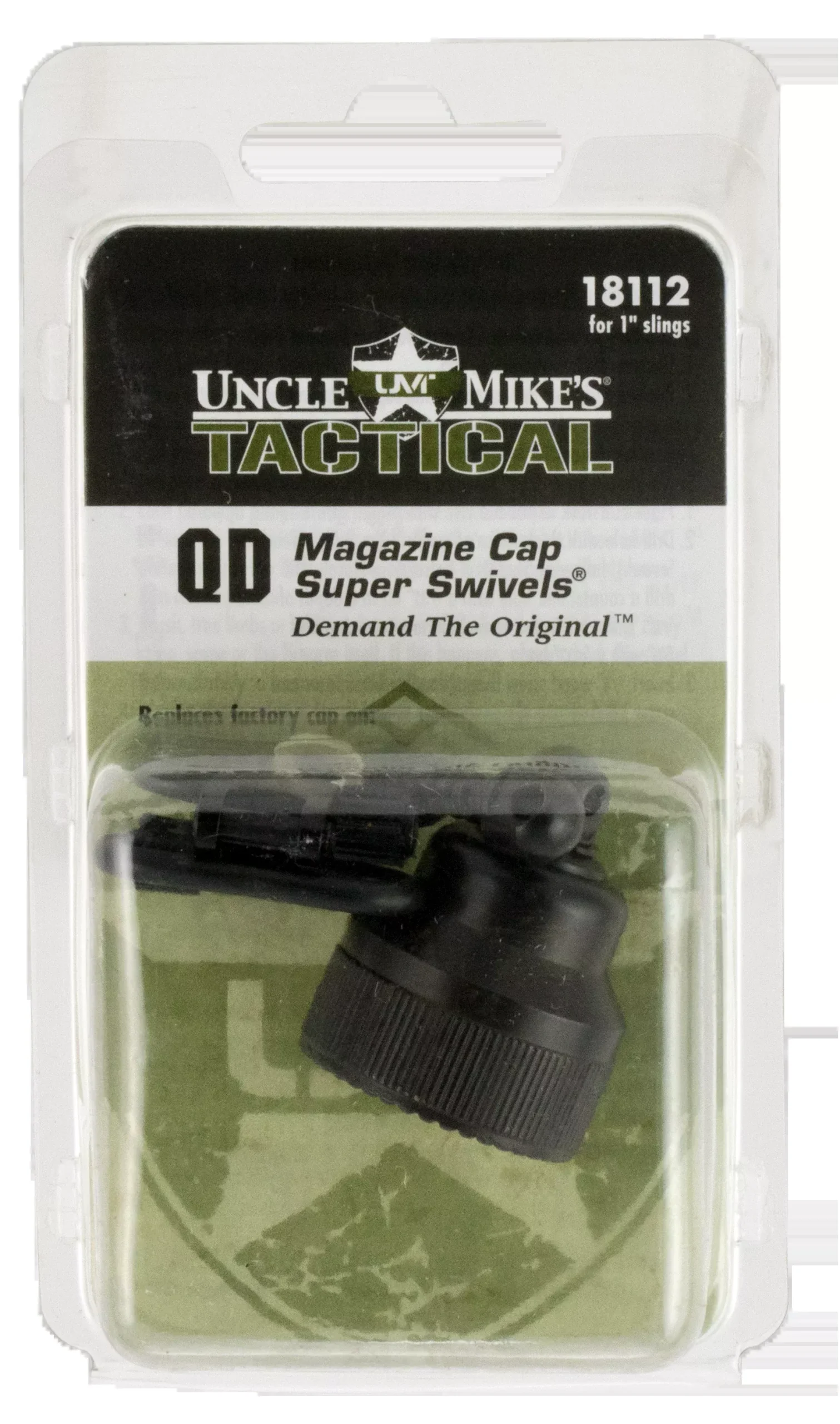 Uncle Mikes Mag Cap, Unc 1811-2 Mag Cap/swivel Set M835