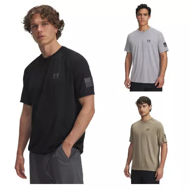 Under Armour 6004090 Men's UA Freedom Left Chest T-Shirt