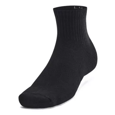 UNDER ARMOUR Unisex Training Cotton 6-Pack Quarter Socks (1386318)