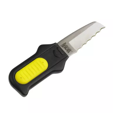 UNDERWATER KINETICS Remora Hydralloy Blunt Tip Yellow/Black Dive Knife (530131)