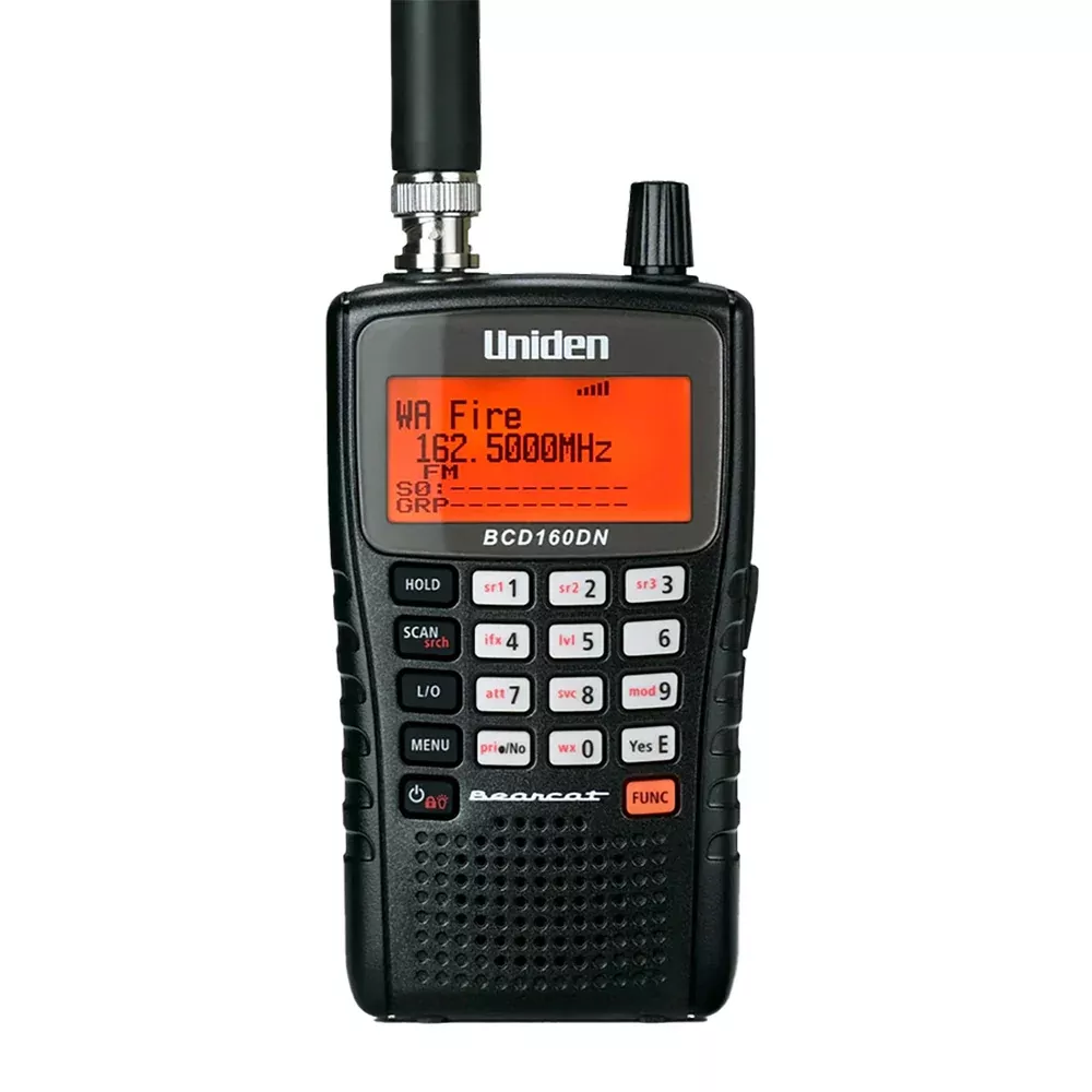 Uniden BCD160DN Feature-Packed Digital Handheld Scanner - BCD160DN